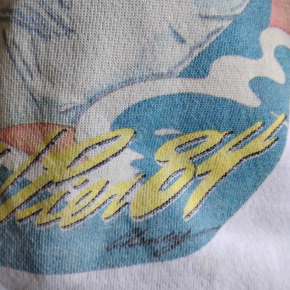 Miller Music 20th Anniversary Pier 84 Concert Vintage 1980's Sweatshirt Size Med - Picture 5 of 16